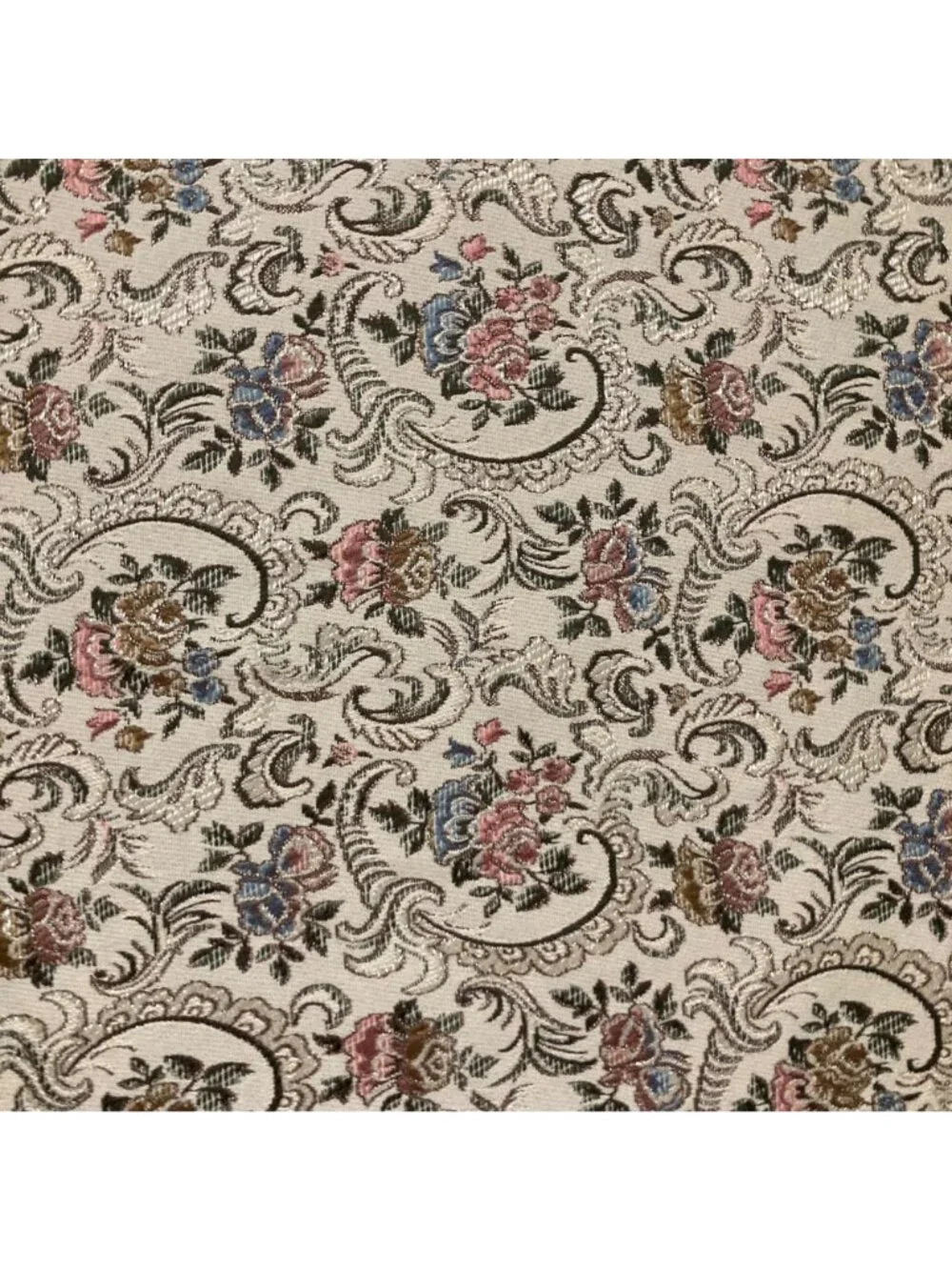 Vintage Cottagecore Granny Chic Tapestry Floral Tablecloth 73